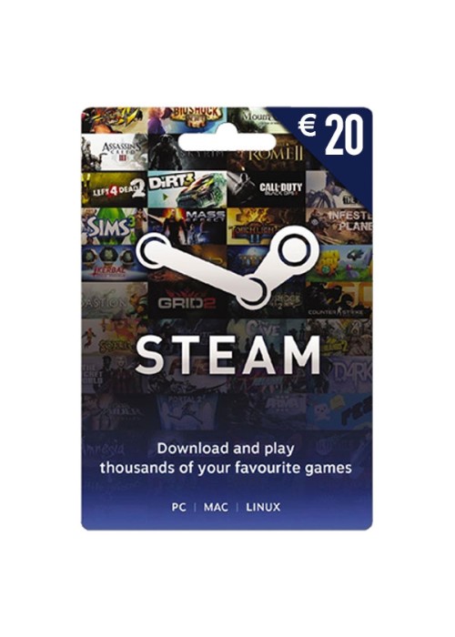 Valve Software Steam 20€ Carte de Jeu -, Algérie