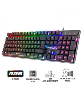 KLIM Chroma Clavier de Jeu Sans Fil RGB - Clavier Algeria