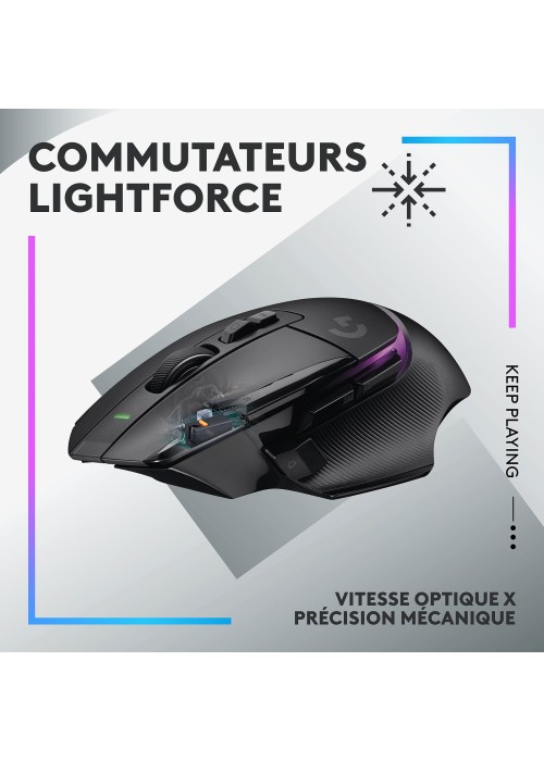 Logitech G G502X Plus Lightspeed Noir